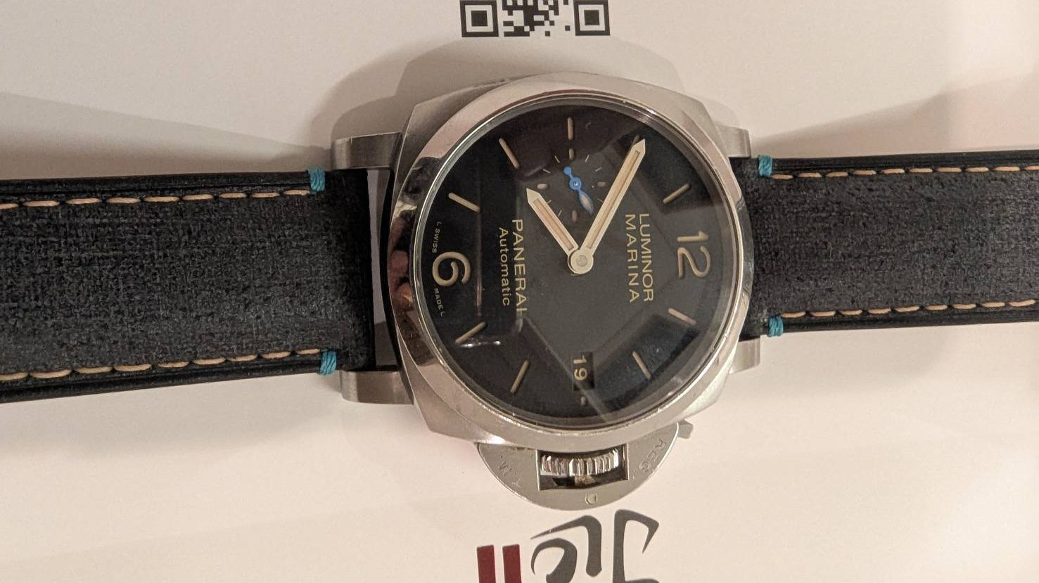 パネライ PAM01392 ルミノールマリーナ用 バベル革