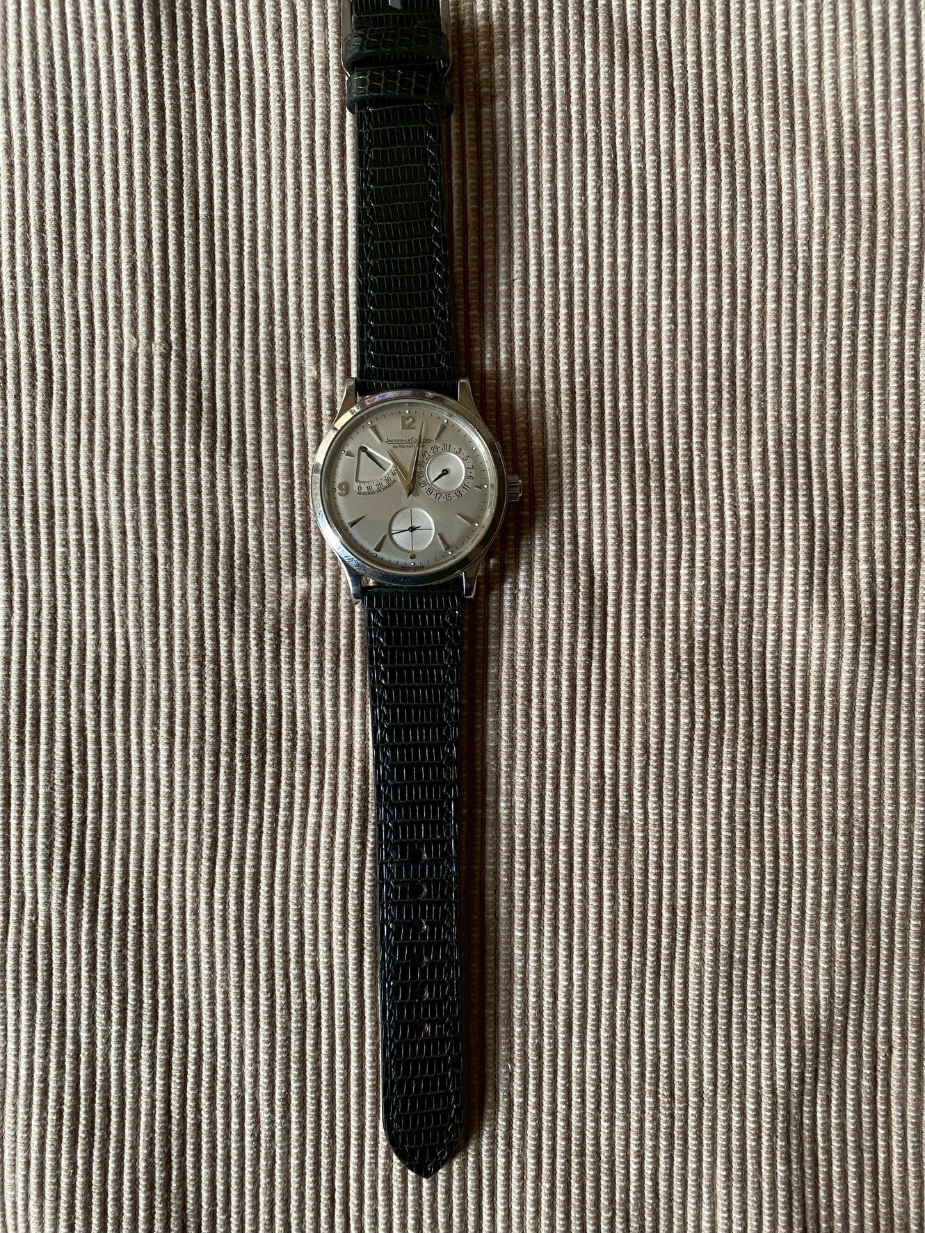 ジャガー・ルクルト用 リザード革時計ベルト革オーダー