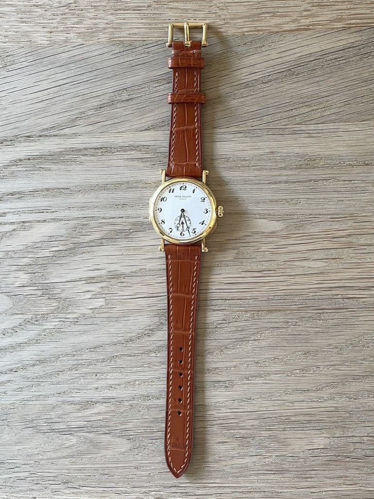 パテック フィリップ カラトラバ クロコダイル　バンド交換