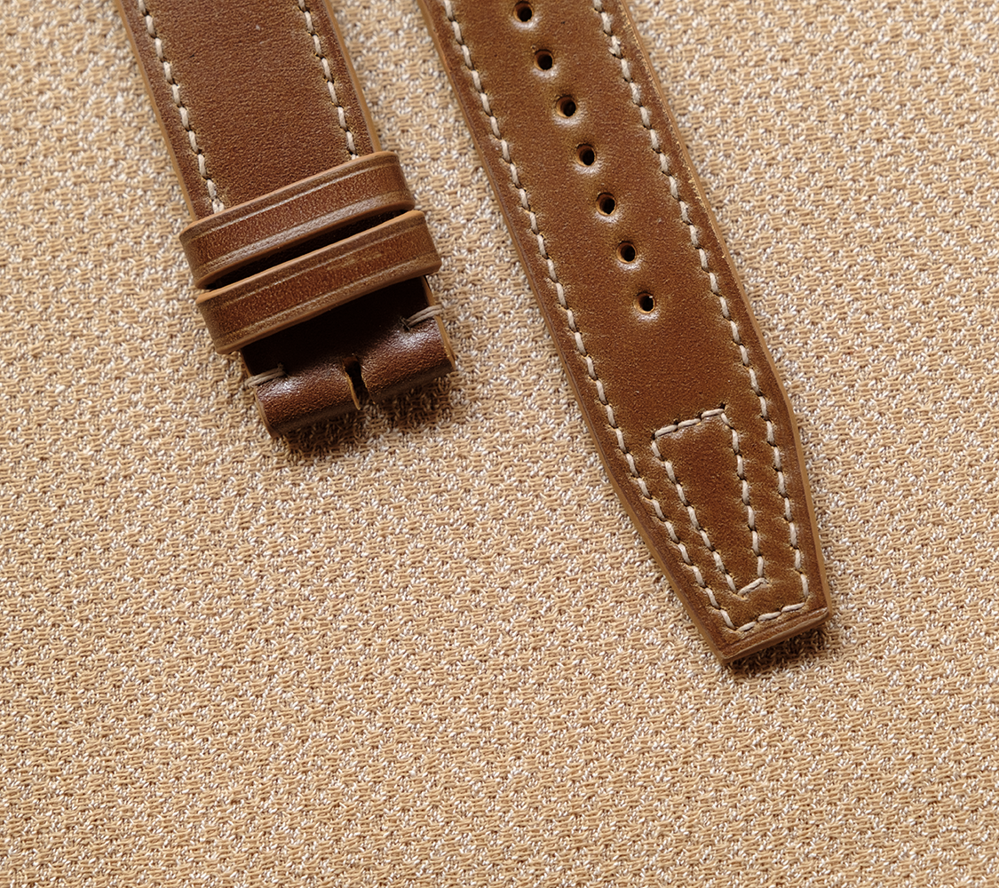 IWCビッグ パイロット用 シェル コードバンレザー 腕時計ベルト オーダーメイド時計ベルト