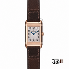Custom-order dark brown Buttero leather watch band by JLC Handmade