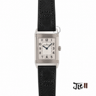 Custom-order black Buttero leather watch band by JLC Handmade